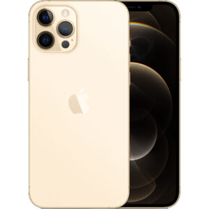 Back and Front Iphone 12 Pro Max Gold