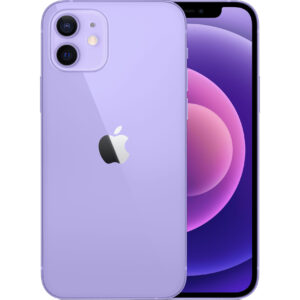 Back and Front Iphone 12 Purple